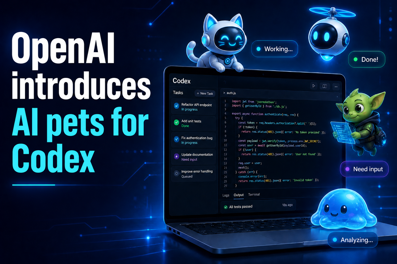 OpenAI adds AI-generated pet companions to Codex